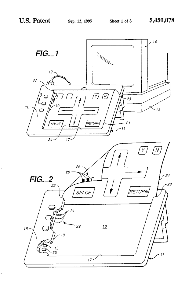 US Patent 5450078 Figure